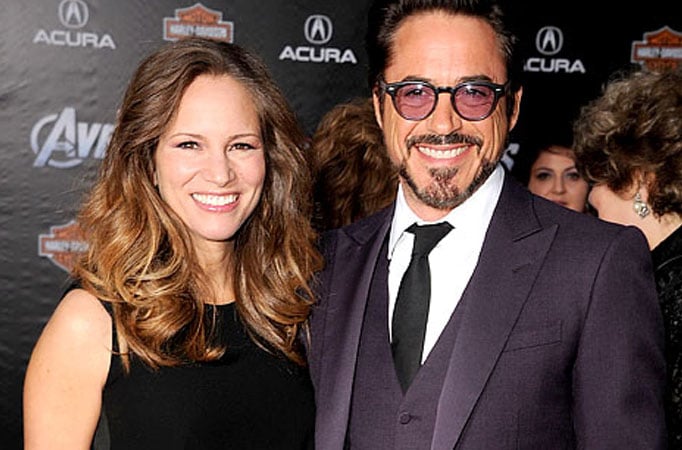 Robert Downey Jr with wife Susan Downey 