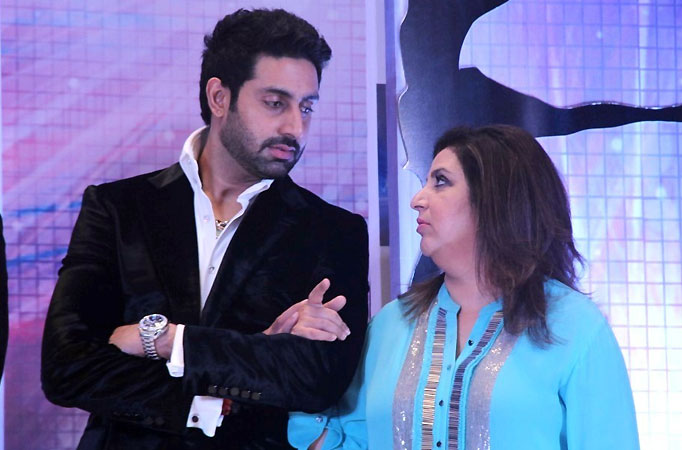 Abhishek Bachchan and Farah Khan