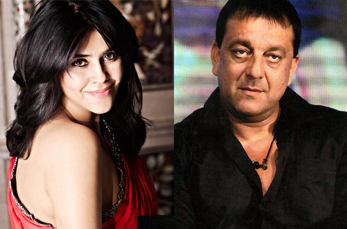 Ekta Kapoor and Sanjay Dutt