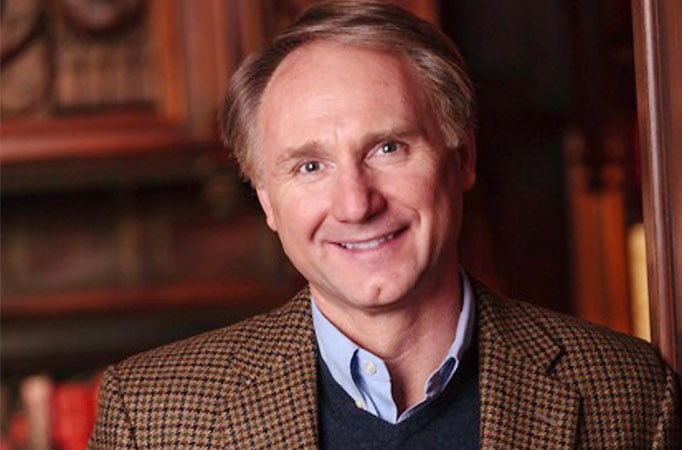 international author Dan Brown 