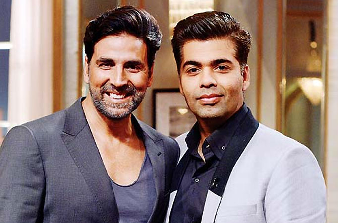 Akshay Kumar and Karan Johar 