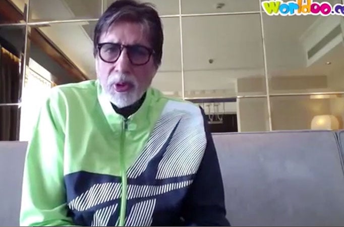 Amitabh Bachchan thanks parents for participating in worldoo.com's feedback campaign