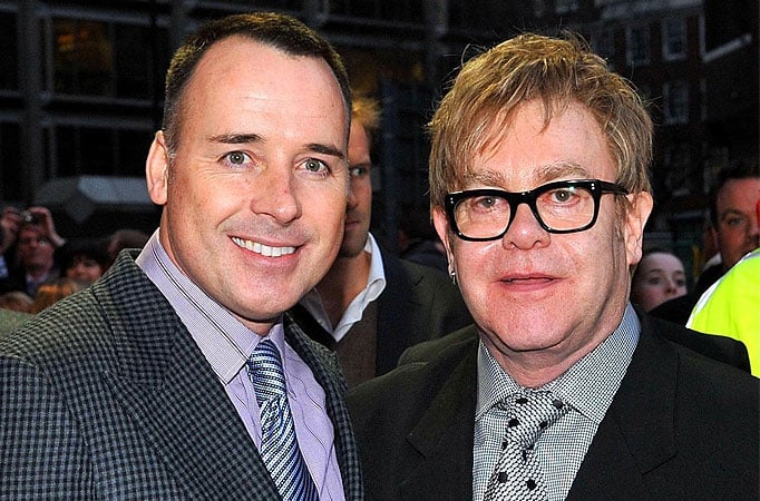 Elton John and David Furnish 