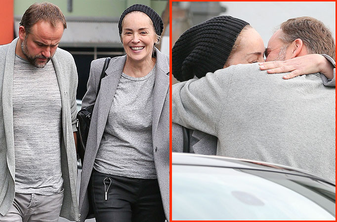 Sharon Stone spotted kissing David DeLuise