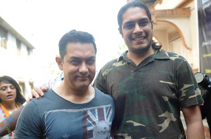 Aamir Khan and his son Junaid Khan