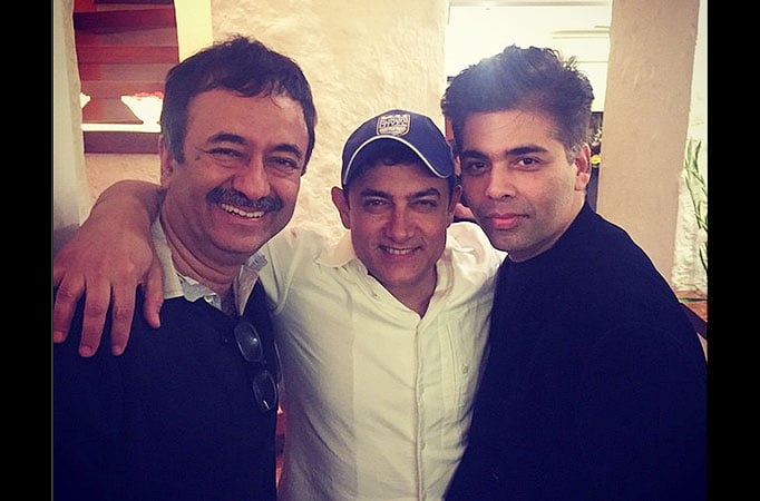 Aamir Khan, Rajkumar Hirani, Karan Johar 