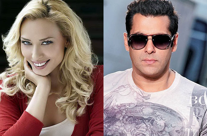 Lulia Vantur and Salman Khan