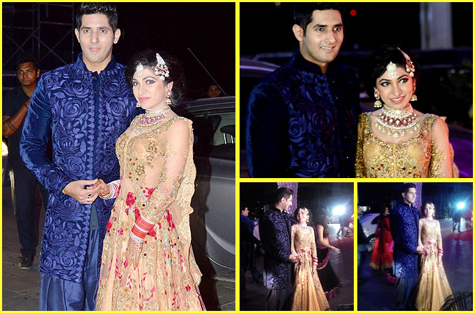 Tulsi Kuamr-Hitesh Ralhan's wedding reception Tulsi Kuamr-Hitesh Ralhan's wedding reception