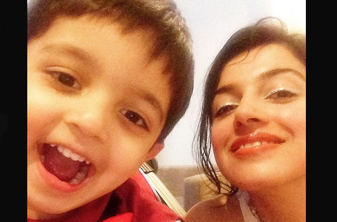 Divya Khosla Kumar and her son Ruhaan