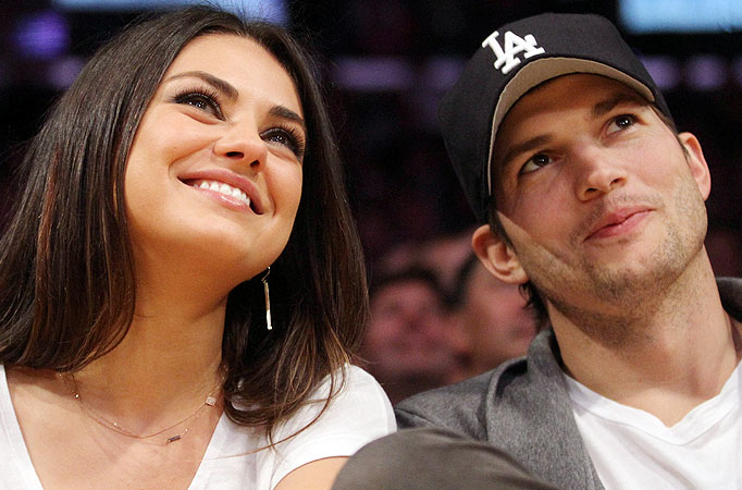 Mila Kunisand Ashton Kutcher