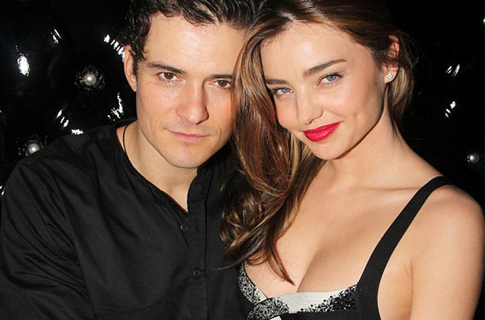 Miranda Kerr and Orlando Bloom