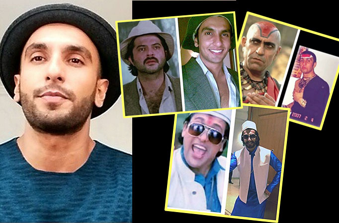 Ranveer Singh turned Raja Babu, Mr India and Mola Ram 