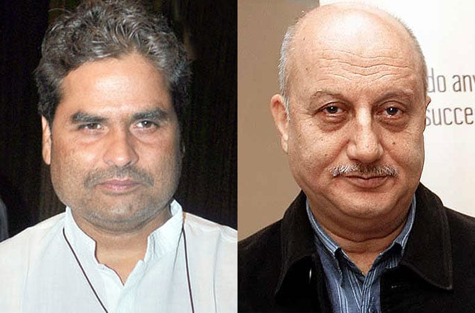 Vishal Bhardwaj and Anupam Kher