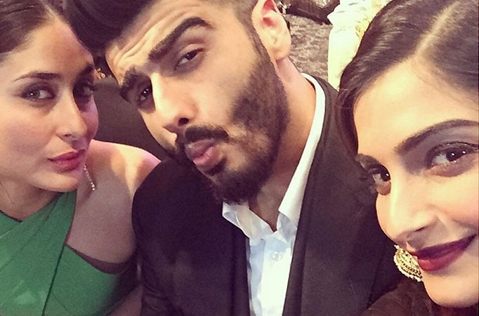 Kareena Kapoor, Arjun Kapoor and Sonam Kapoor