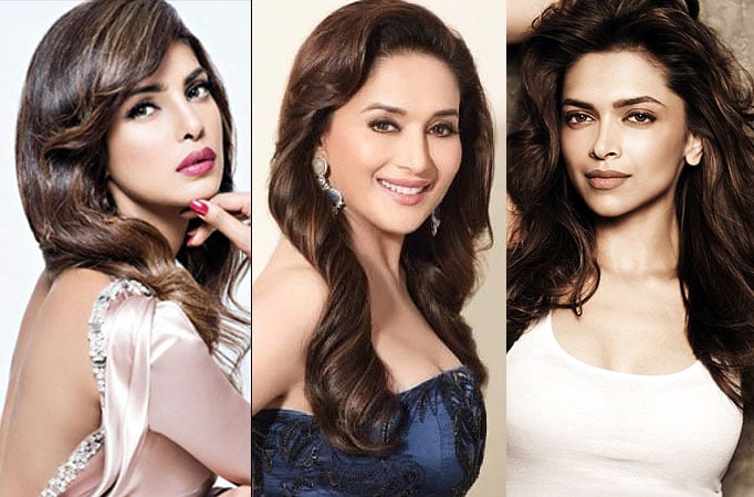 Priyanka Chopra, Madhuri Dixit, Deepika Padukone