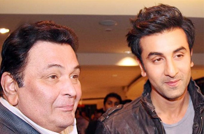 Rishi Kapoor and Ranbir Kapoor