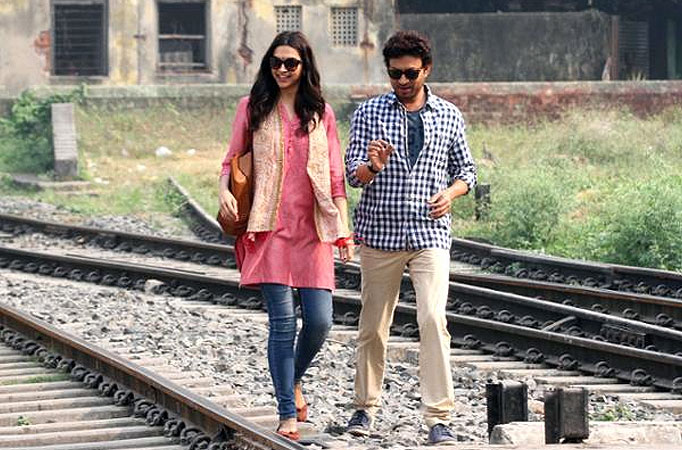 Irrfan Khan and Deepika Padukone