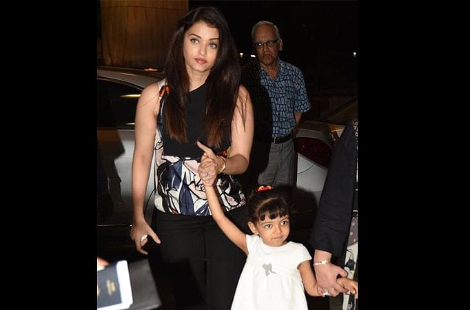 Aaradhya Bachchan and Aishwarya Rai Bachchan