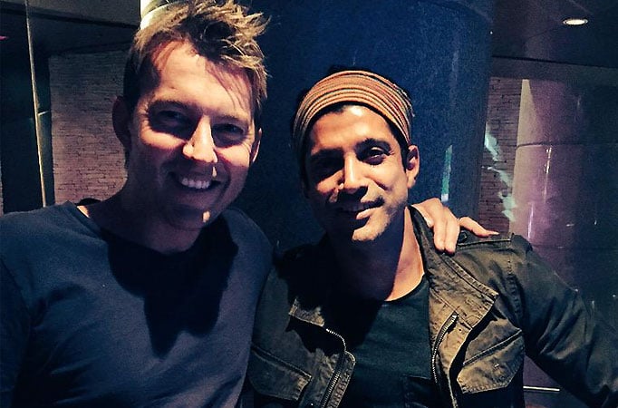 When Farhan Akhtar met Brett Lee 