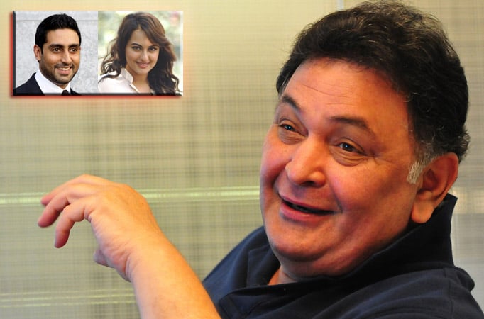 Rishi Kapoor, Abhishek Bacchan and Sonakshi Sinha