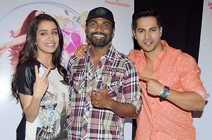 Shraddha Kapoor, Remo Dsouza and Varun Dhawan