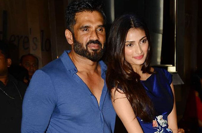 Suniel Shetty and Athiya Shetty