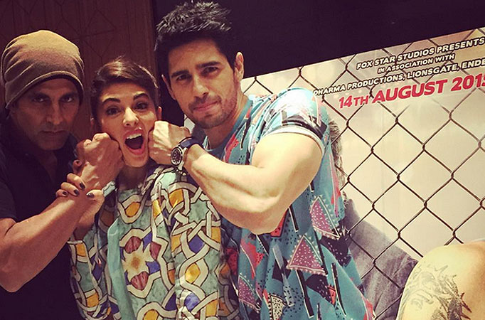 Akshay Kumar, Jacqueline Fernandes and Sidharth Malhotra