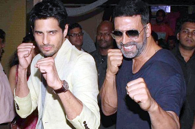 Sidharth Malhotra and Akshay Kumar