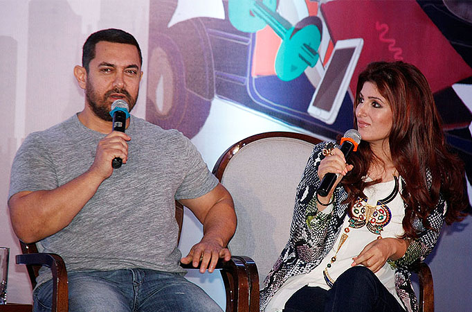 Aamir Khan and Twinkle Khanna