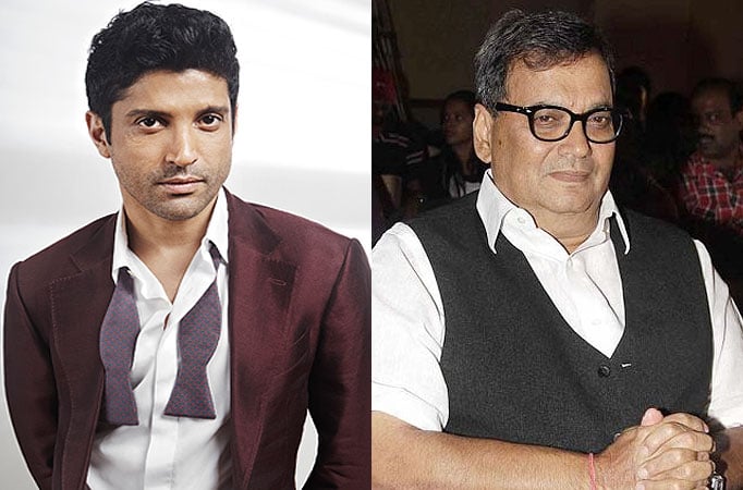 Farhan Akhtar and Subhash Ghai