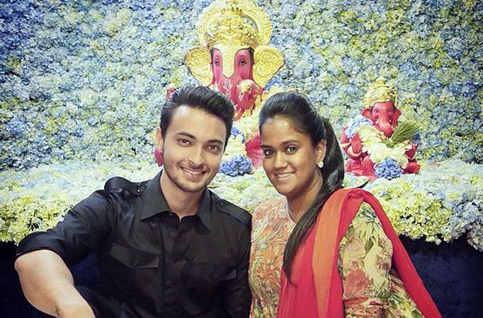 Aayush Sharma and Arpita Khan 