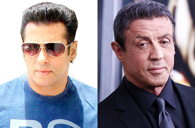 Salman Khan and Sylvester Stallone