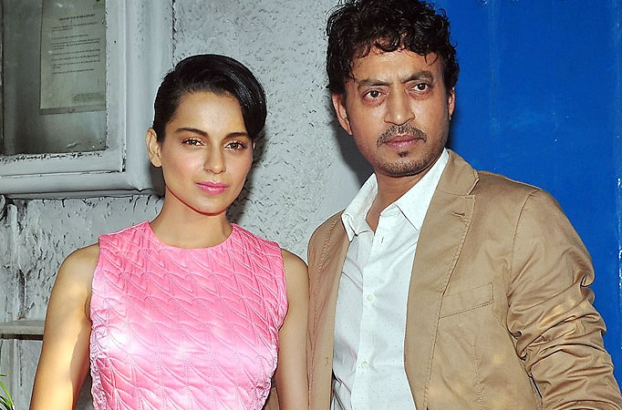 Kangana Ranaut and Irrfan Khan