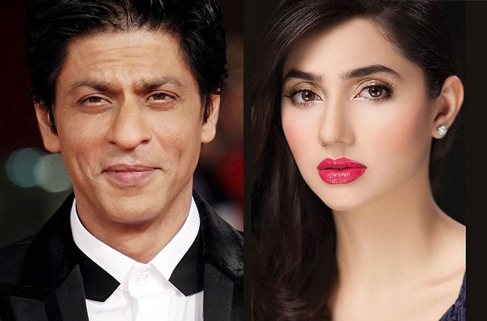 Shah Rukh Khan and Mahira Khan