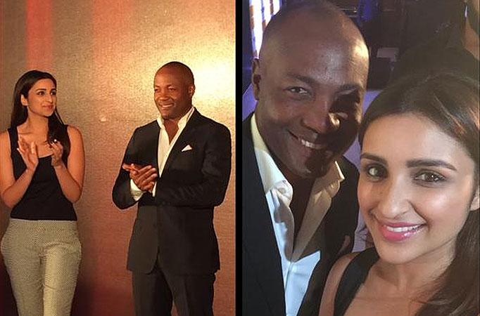 Parineeti Chopra met Brian Lara 