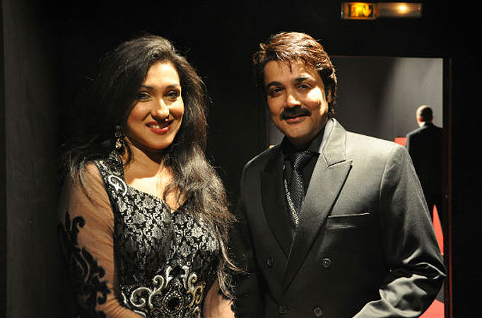 Prosenjit Chatterjee and Rituparna Sengupta