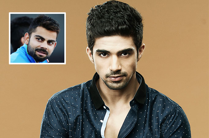 Saqib Saleem and Virat Kohli