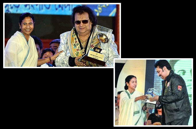 Bappi Lahiri and Kumar Sanu