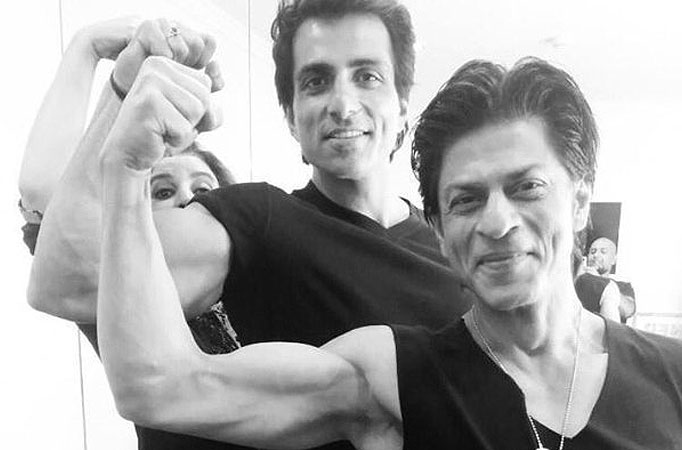 Sonu Sood and Shah Rukh Khan