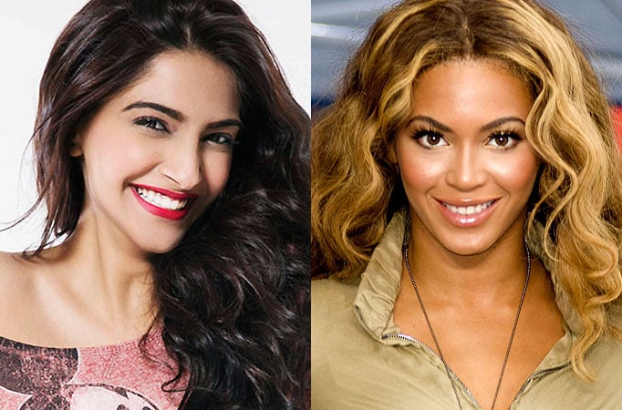 Sonam Kapoor and Beyonce Knowles