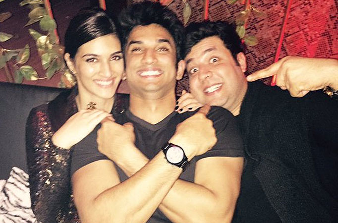 Kriti Sanon, Sushant Singh Rajput and Varun Sharma