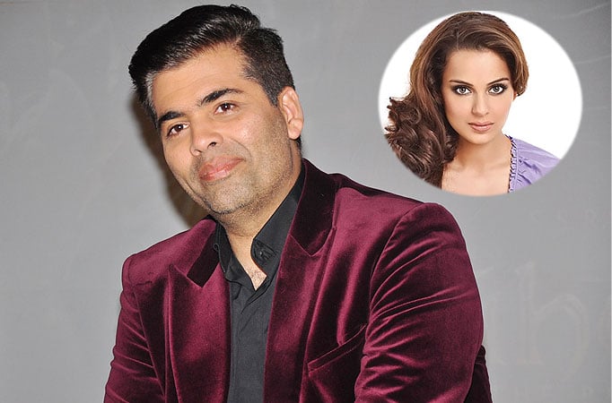 Karan Johar and Kangana Ranaut