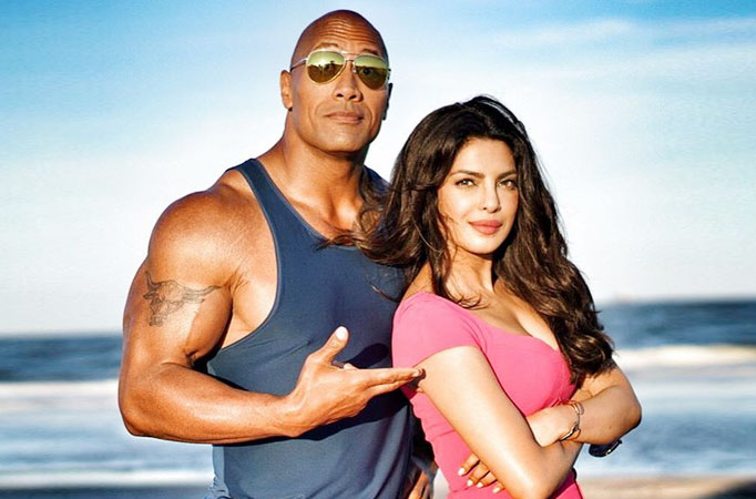 Priyanka Chopra and Dwayne Johnson