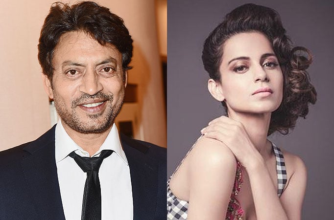 Irrfan Khan and Kangana Ranaut