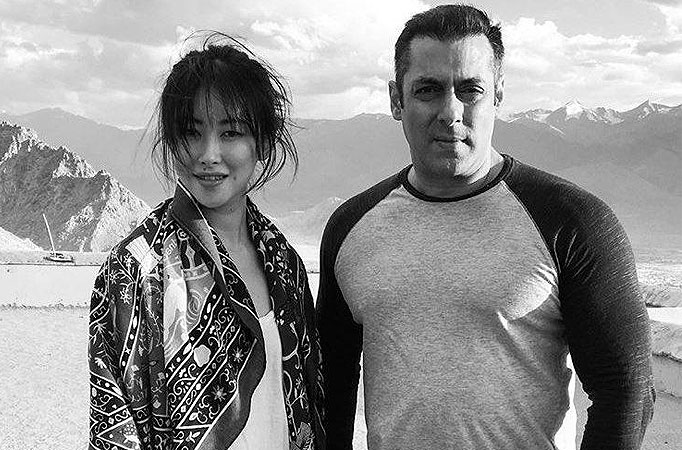 Zhu-Zhu and Salman Khan