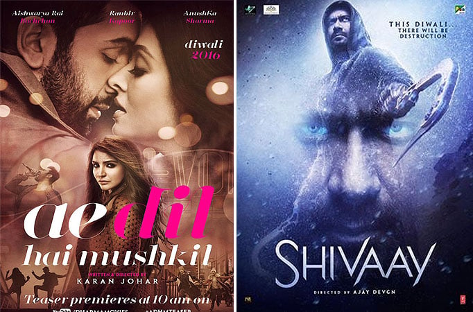 This Diwali, expect 'unexpected' with 'Ae Dil'-'Shivaay' clash