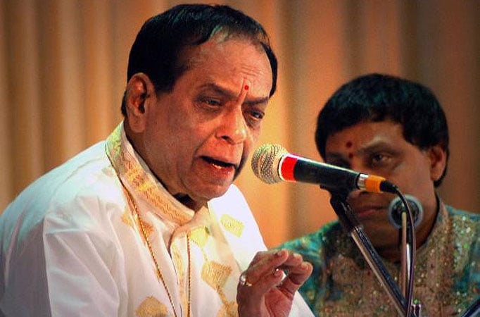 Carnatic music legend Mangalampalli Balamuralikrishna 