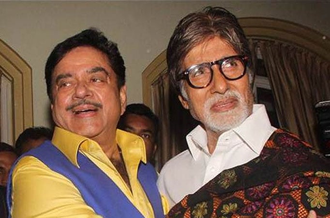 Shatrughan Sinha and Amitabh Bachchan