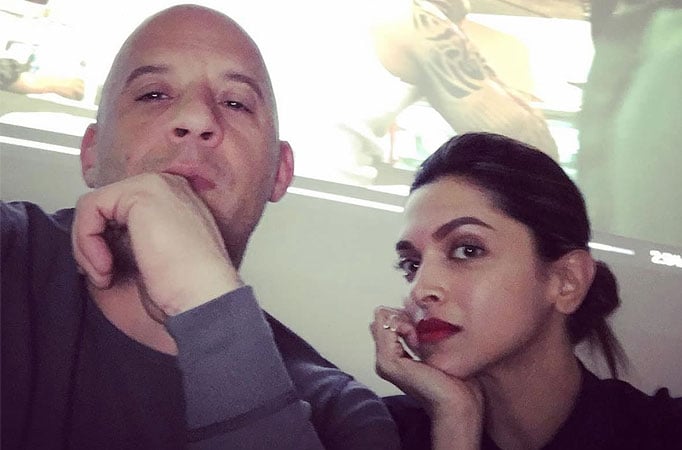 Vin Diesel and Deepika Padukone