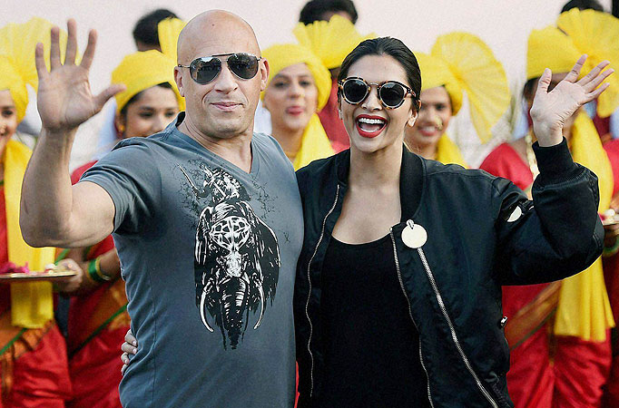 Vin Diesel and Deepika Padukone